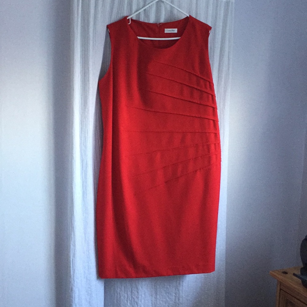 Calvin Klein Red Dress